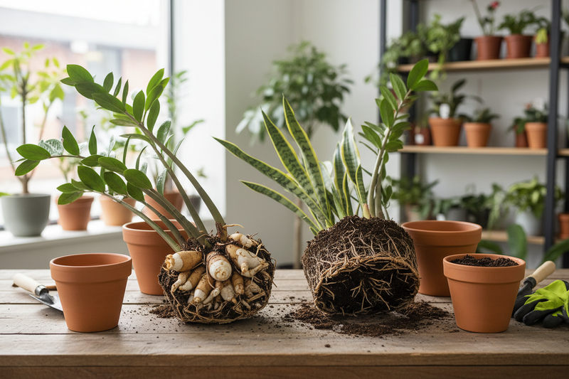 How to Divide Your Houseplants (ZZ Plant, Snake Plant & Peace Lily)