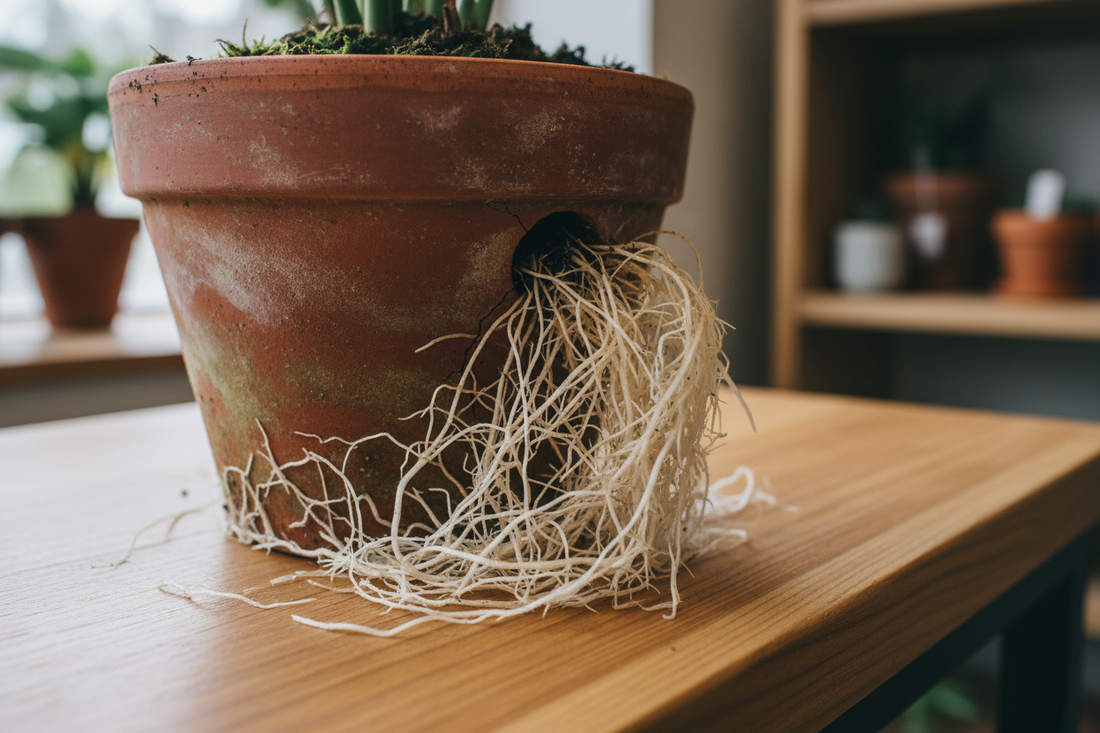 Roots Coming Out the Bottom of Your Plant? Here's What to Do