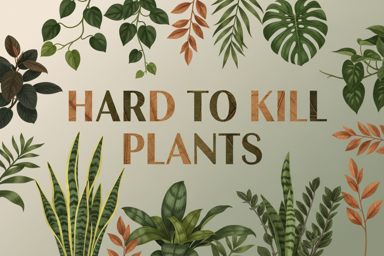 green plant leaf around hanging around hard to kill plants image